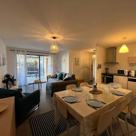 Appartement T3 à Avec Terrasse Et Parking Sécurisé - Fr-1-374-233 Arcachon