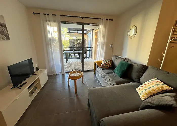 T3 à Avec Terrasse Et Parking Sécurisé - Fr-1-374-233 * Arcachón